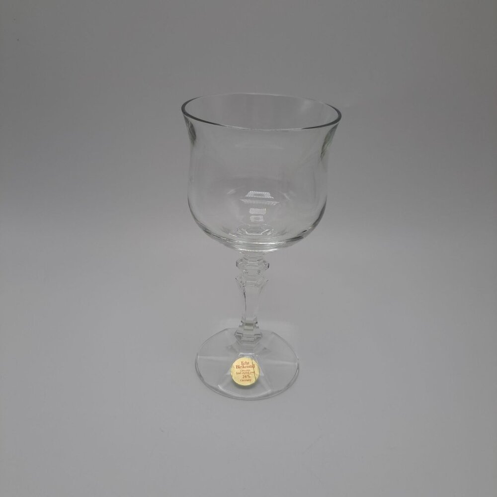 Echt Bleikristall Goblet Genuine Lead Crystal Glass Germany Vintage Glass